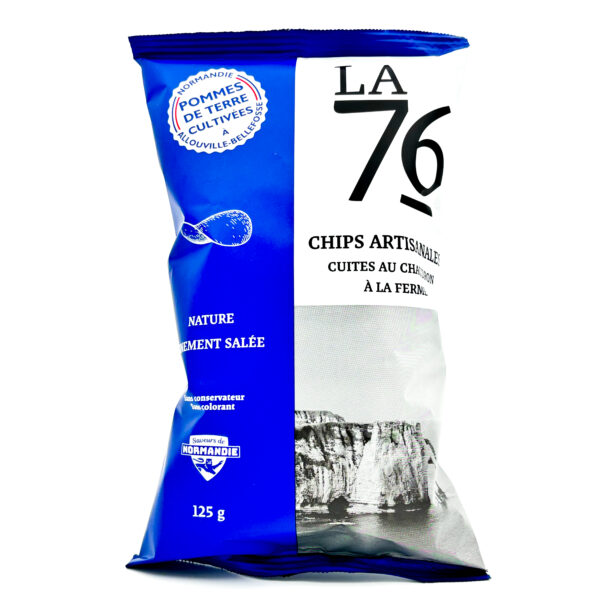 Chips Artisanales Finement Salées La Chips 76 - 125g