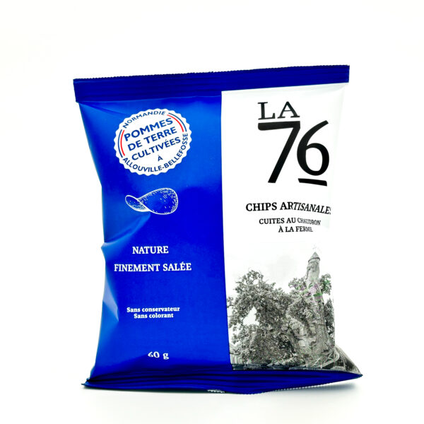 Chips Artisanales Finement Salées La Chips 76 - 60g