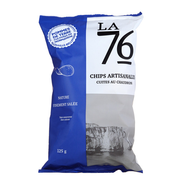 Chips artisanales finement salées 125g - La Chips 76