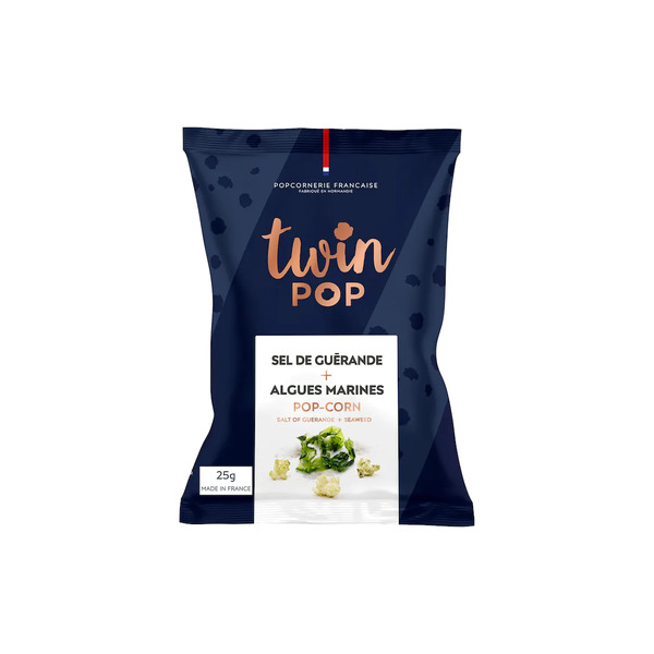 Popcorn Sel de Guérande et Algues marines 25g - Twinpop