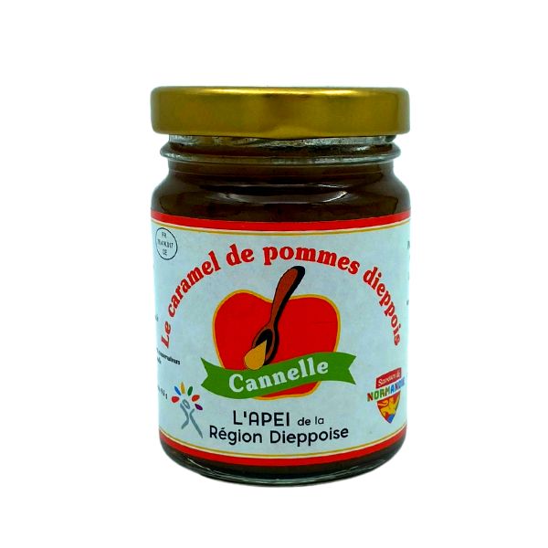 Caramel de pommes dieppois cannelle 110g - APEI région dieppoise