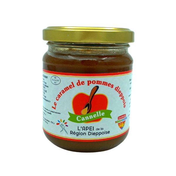 Caramel de pommes dieppois cannelle 230g - APEI région dieppoise