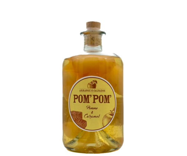 Calvados Arrangé Pomme Caramel Pom’Pom 70cl