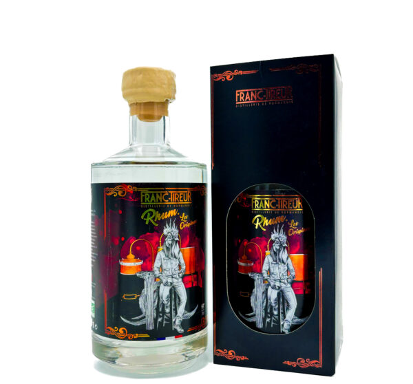 Rhum Blanc Les Origines Bio Distillerie Franc-Tireur 70cl 43% Emballage